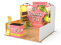 10x10ft Custom Booth Y 10x10ft Custom Booth Y