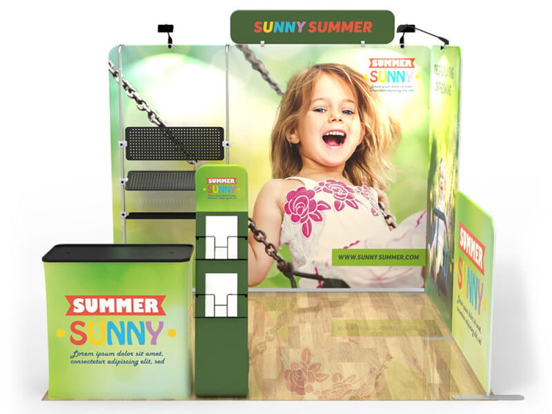 10x10ft Custom Booth O 10x10ft Custom Booth O