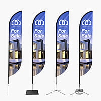 Feather Convex Flag